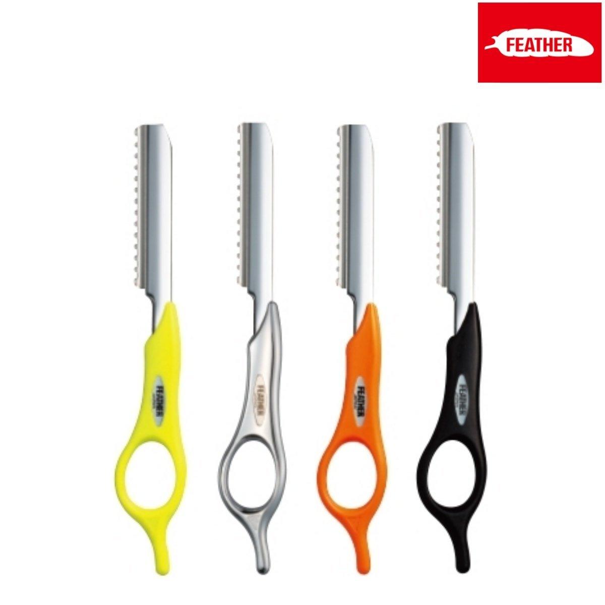 Feather Styling & Texturizing Razor Short Handle - Scissor Hub Australia